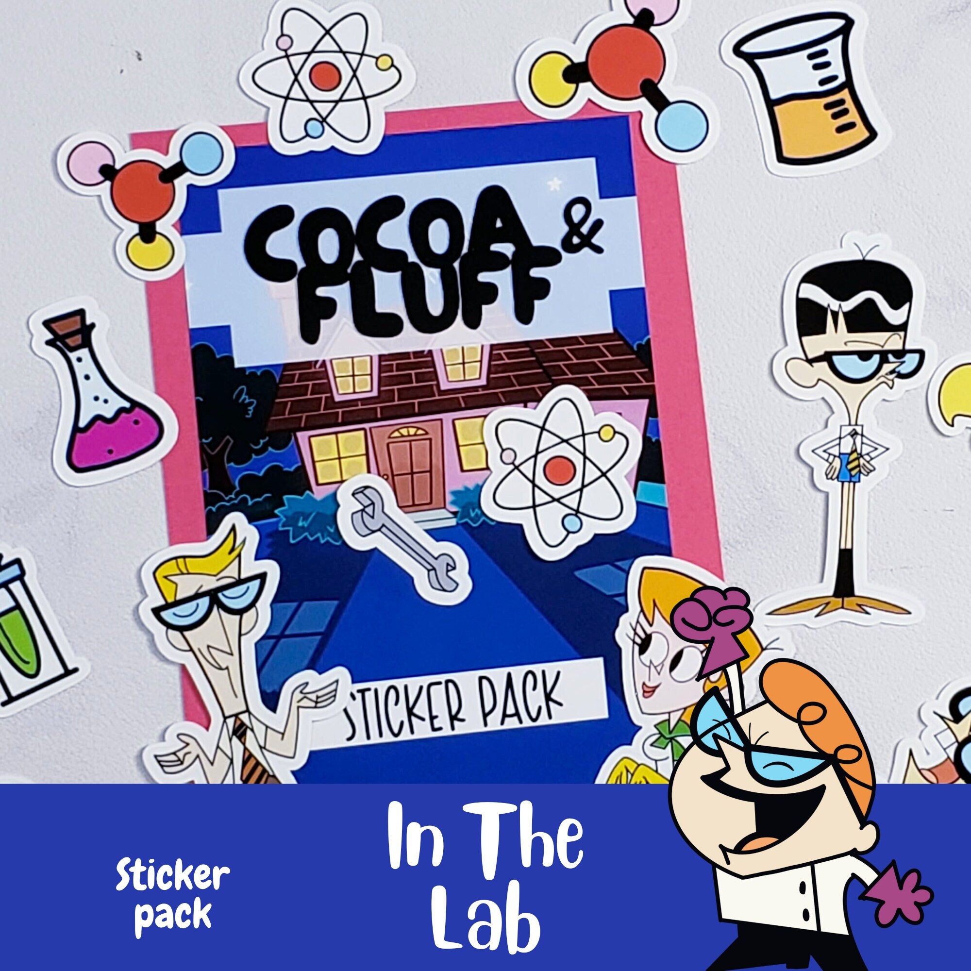In The Lab Sticker Pack / Cartoon Doodle stickers / Fandom planner