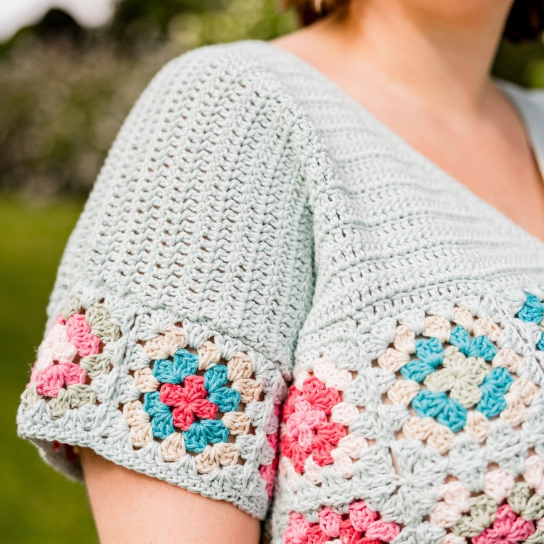 Hattie V Neck Crochet Pattern image 3