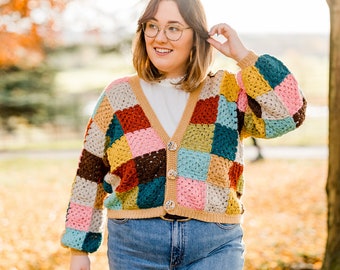 Jilly Cardigan Crochet Pattern