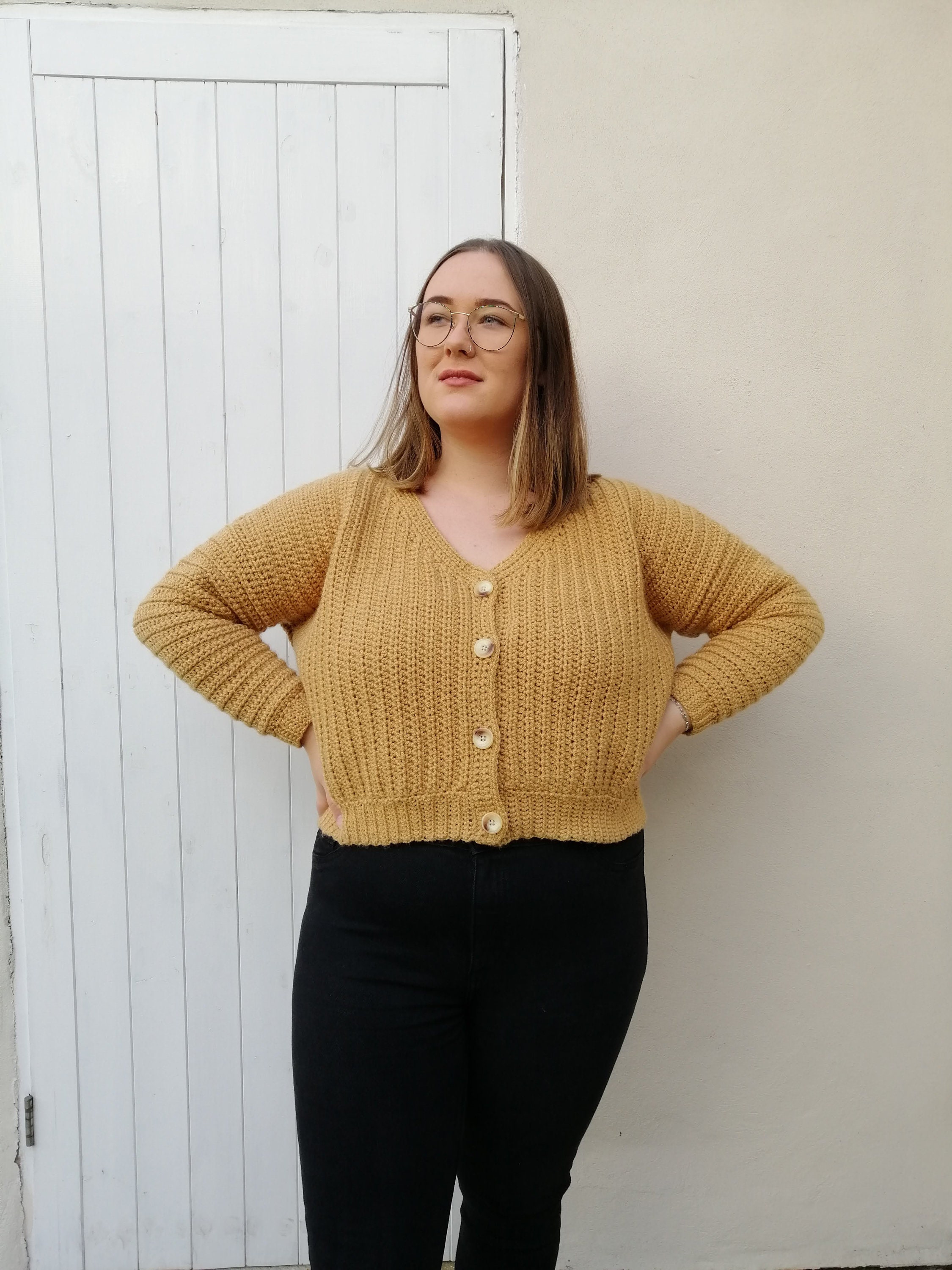 Velma Cardigan Crochet Pattern - Etsy