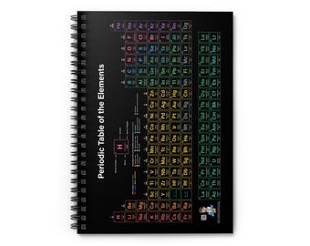 Periodic Table Spiral Notebook