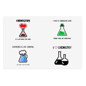 Sticker Sheets- Fun Chemistry Science Stickers