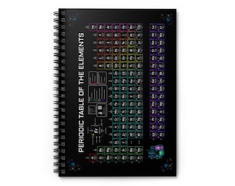 Periodic Table Spiral Notebook