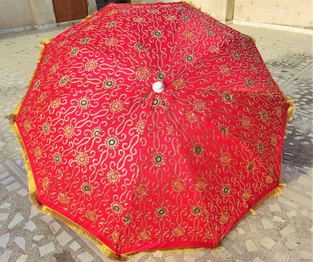 Vintage Garten Dekorative Große Regenschirm Sonnenschirm Baumwolle