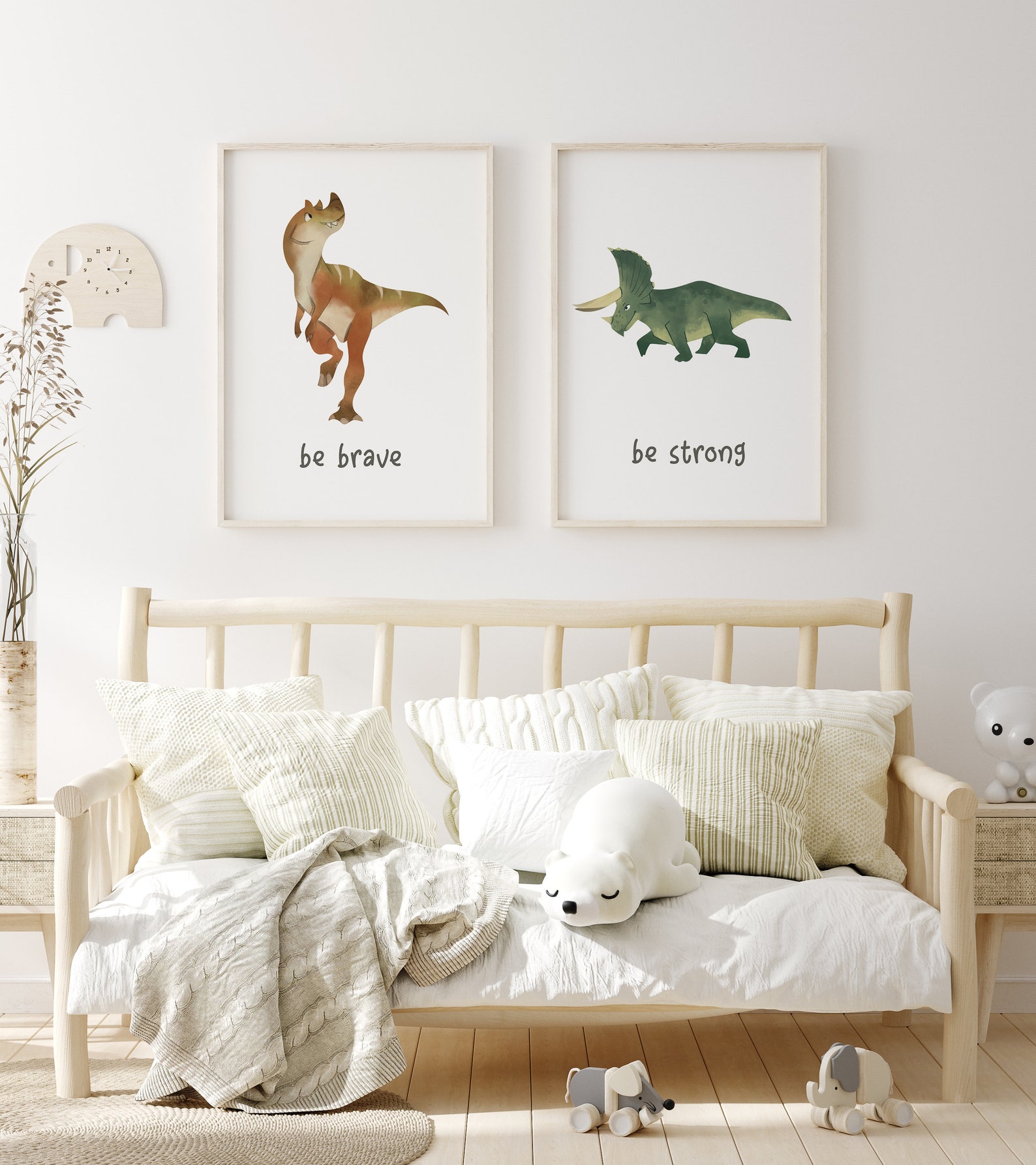 Dinosaur Prints Kids Bedroom Decor Dinosaur Print Dinosaur Etsy