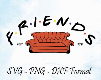 Friends tv show svg | Etsy