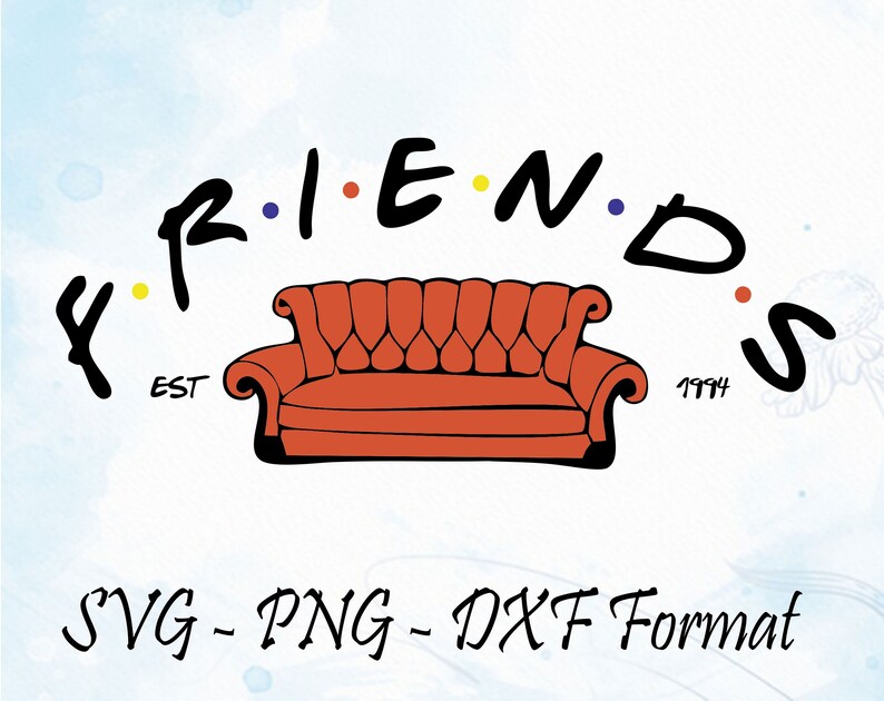 Free Free 343 Friends Tv Show Couch Svg SVG PNG EPS DXF File
