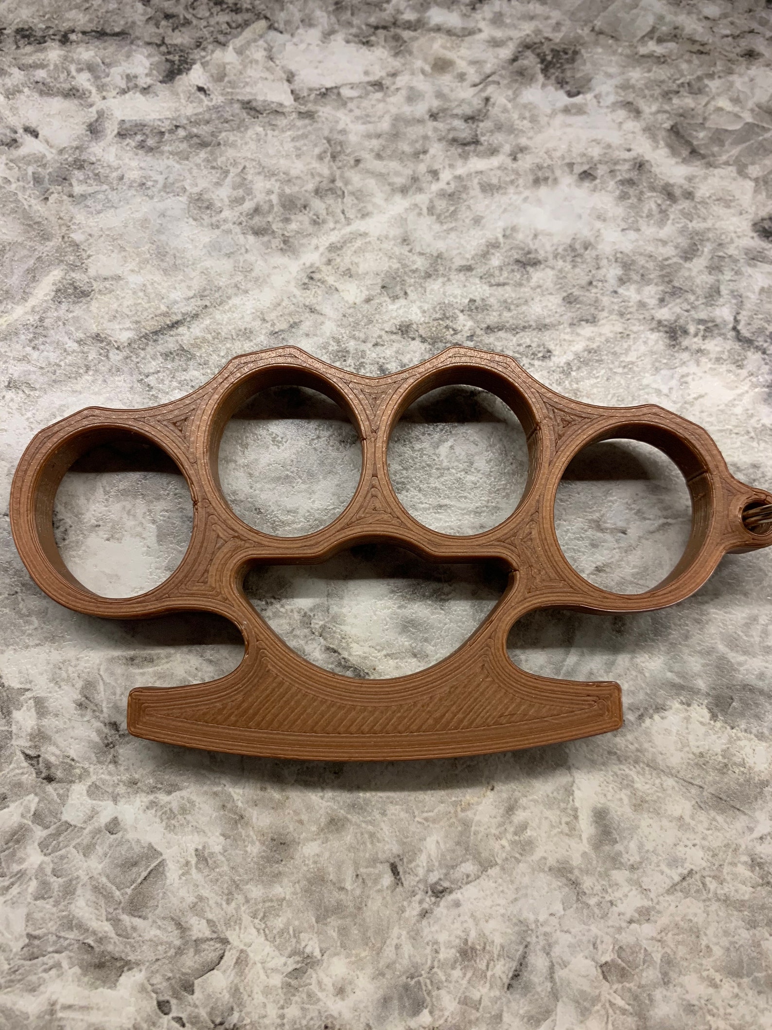 Plastic Knuckle Keychain Made In Canada 3D Printed Etsy
