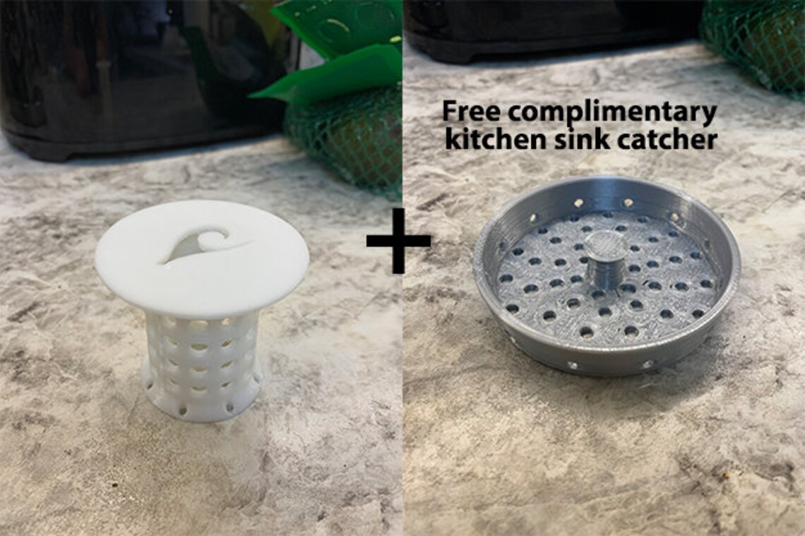 Rubber Bathtub Drain Hair Catcher 3D Printed in Canada Etsy Canada