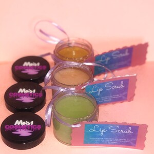 Fruit Scented Lip Scrub /Sugar Scrub / All Natural Exfoliating Lip Scrub / Soothing Scrub / Sugar Lip Scrub / Vegan Lip Scrub