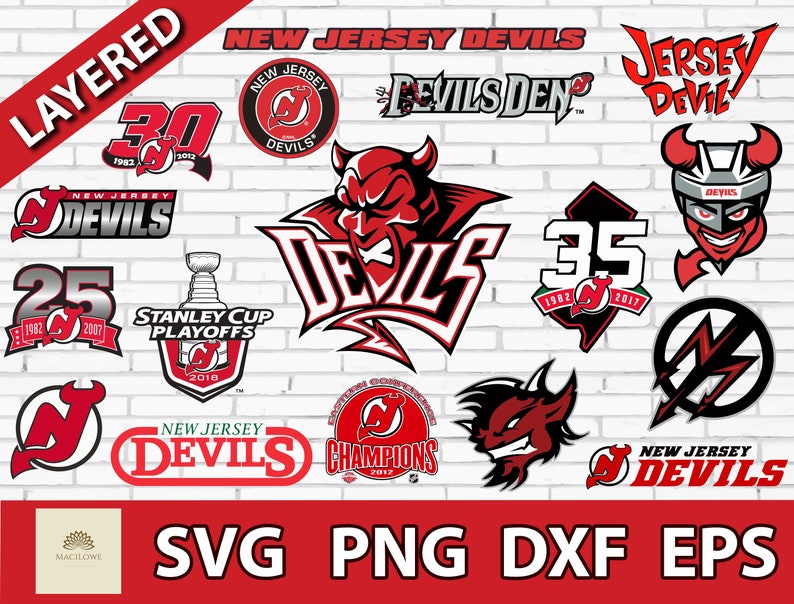Download New Jersey Devils Logo NHL Hockey SVG/ cut file for cricut ...