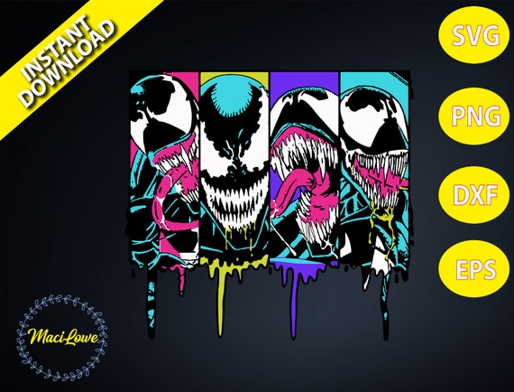 Download Kits Craft Supplies Tools Venom Silhouette Clip Art Image Venom Svg Venom Clip Art Svgpng File T Shirt Printable File Marvel Character Venom Silhouette