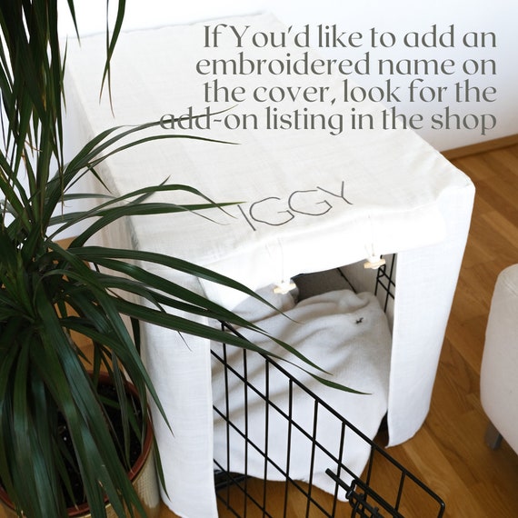 Custom Dog Crate Cover. Aesthetic Pet Kennel Cover in 6 Different