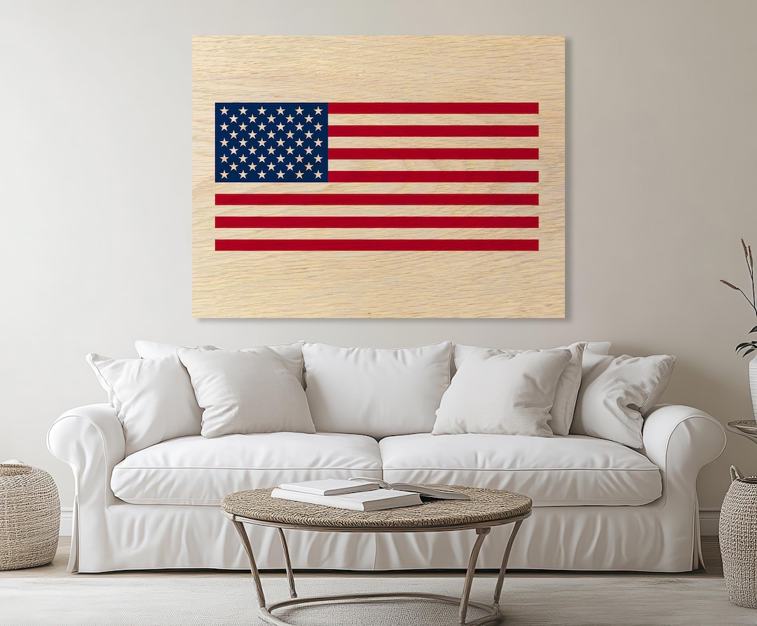 Wooden American Flag Wall Art | Patriotic Wall Decor - Etsy