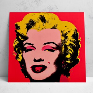 Marilyn Monroe Andy Warhol Print - Etsy