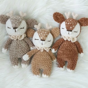 Fiadh, Little Deer, Handmade Plush Fawn, Crochet Deer, Christmas Baby Gift, Gift for boy, Amigurumi Fawn, Birthday Gift for Girl.