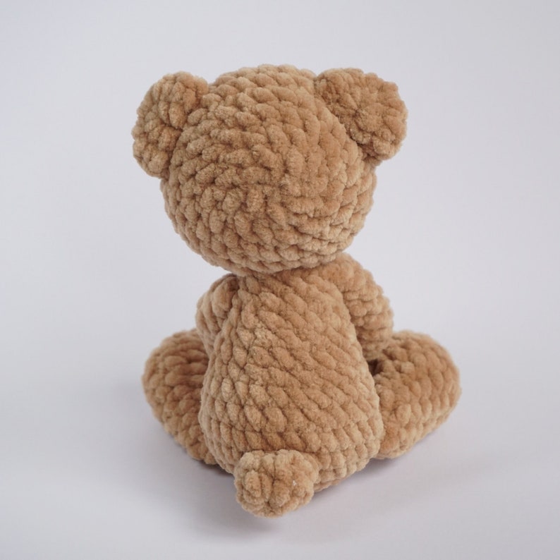 Little Crochet Teddy Bear, Amigurumi Teddy, Handmade Plush Teddy Bear, Baby Shower Gift, Christmas Gift, Birthday Gift for Girl or Boy. zdjęcie 4
