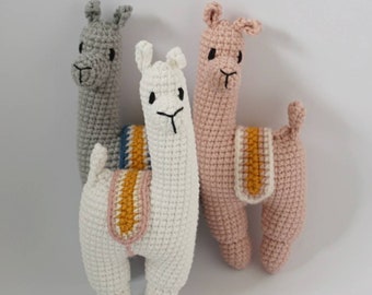 Crochet Alpaca, Amigurumi Llama, Handmade  Alpaca Llama Toy, Baby Shower Gift, Baby Gift Idea, Baby Photo Prop, Handmade Easter Gift