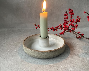 Ceramic candlestick. 12 cm. Candle holder, candlestick