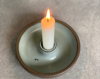 Ceramic candlestick. 13 cm. Candlestick, candle holder.