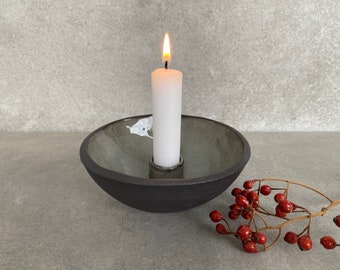 Candlestick Ceramic. 13 cm. Candlesticks, candlesticks. candle bowl.