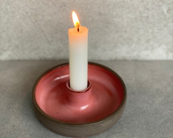 Ceramic candlestick. 12 cm. Candlestick, candle holder.