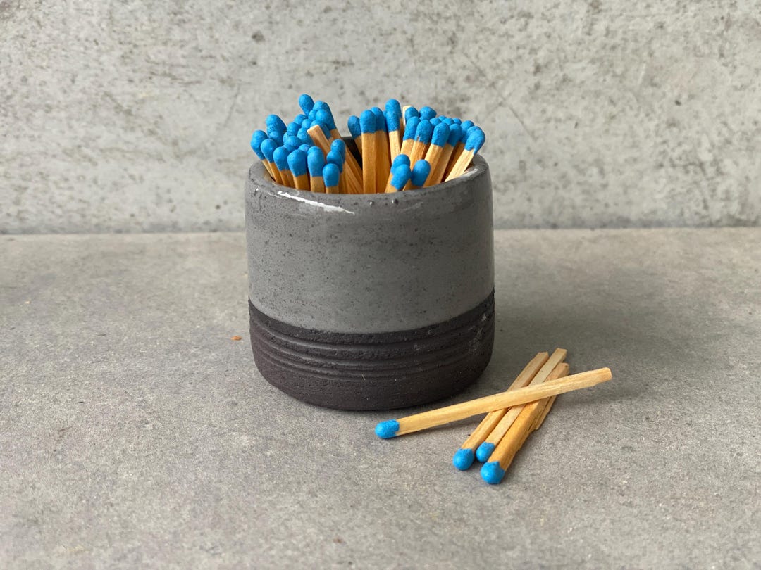 Matchstick Storage Matchstick Holder With Lighting Surface. Matches - Storage. Ceramic ...