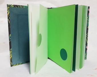 Tropical plant green swiss cheese journal