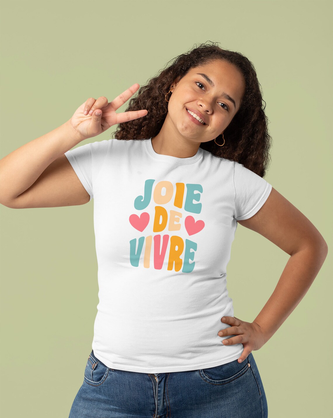 Joie De Vivre French Saying Svg-cute Colorful Life Joy Svg for Women ...
