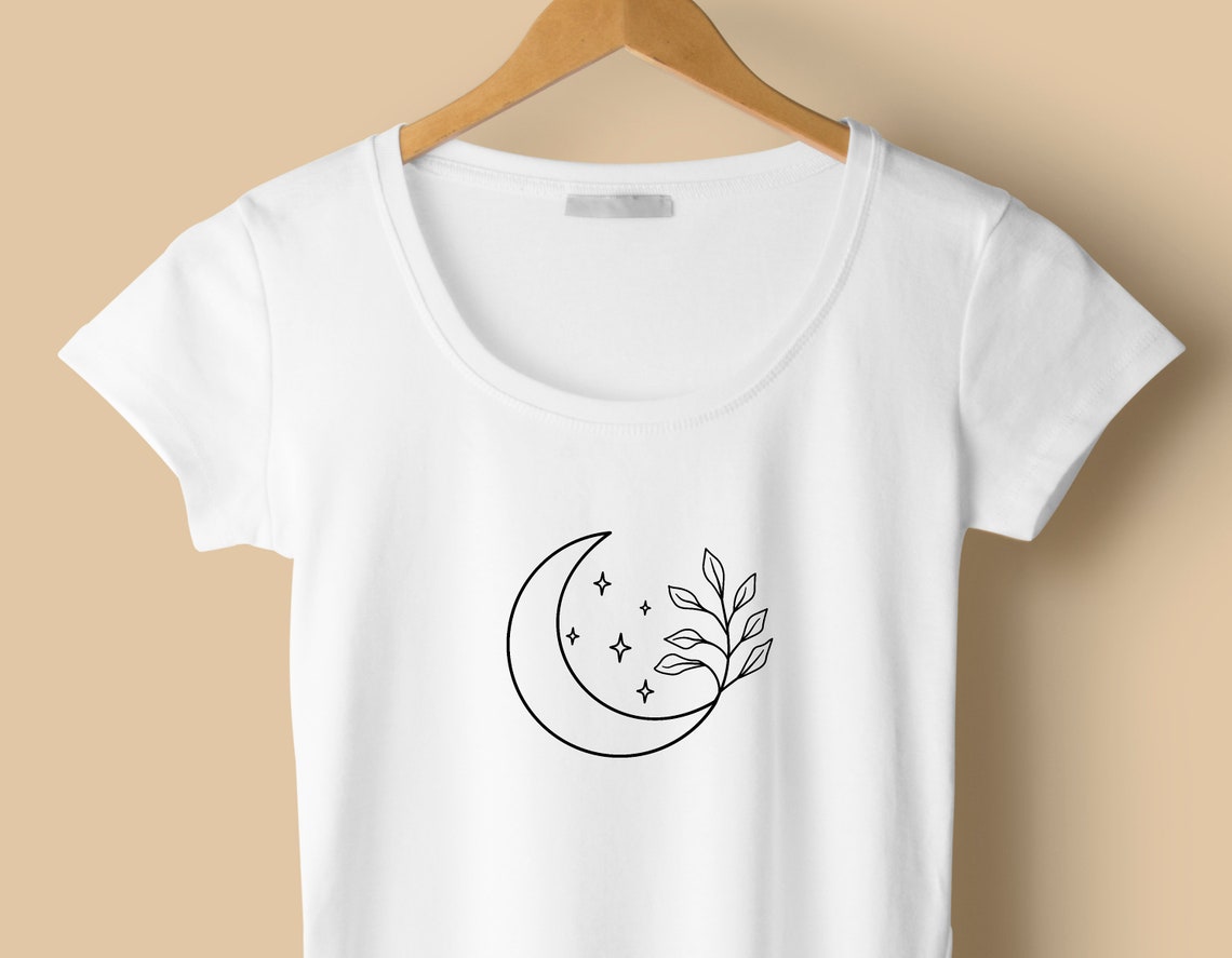 Download Crescent moon svg bundle-Moon phases svg-Floral moon ...