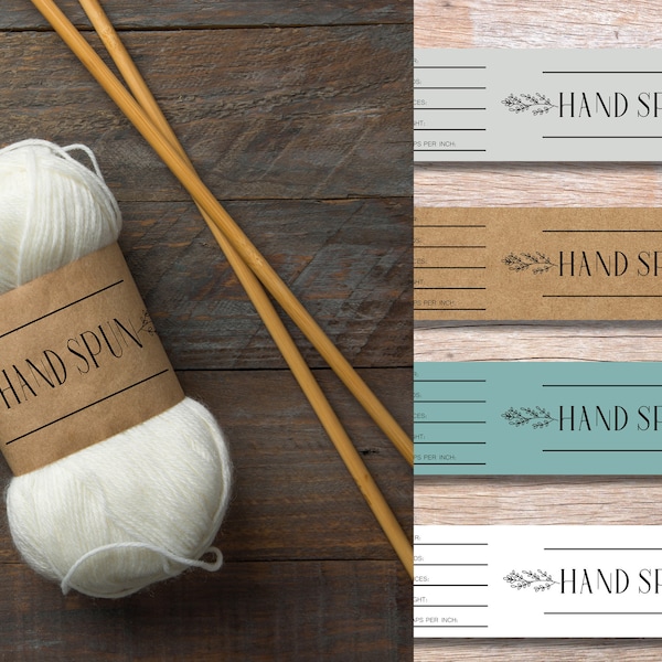 Custom Yarn Skein Labels Etsy