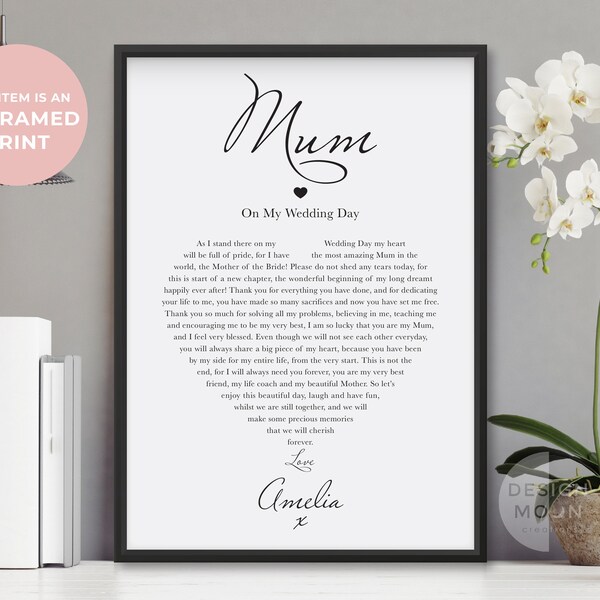 Mother Bride Gift - Etsy UK