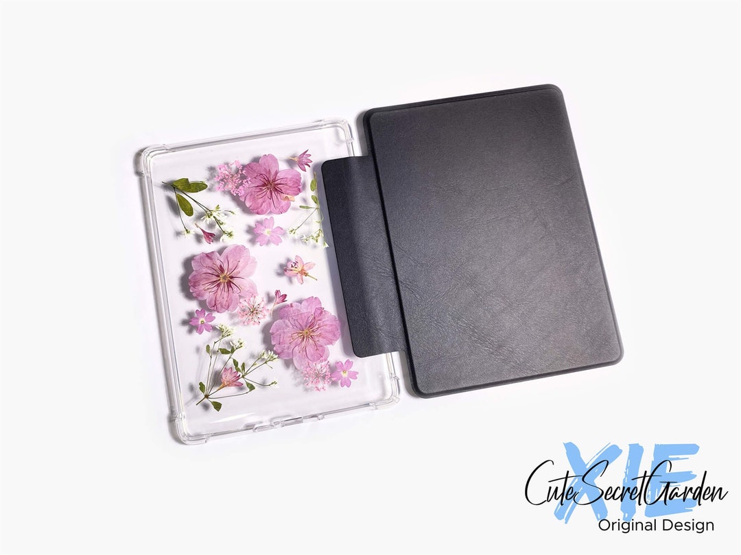 Pressed Pink Sakura Flower Kindle Case, Kindle Paperwhite 11th10th Gen