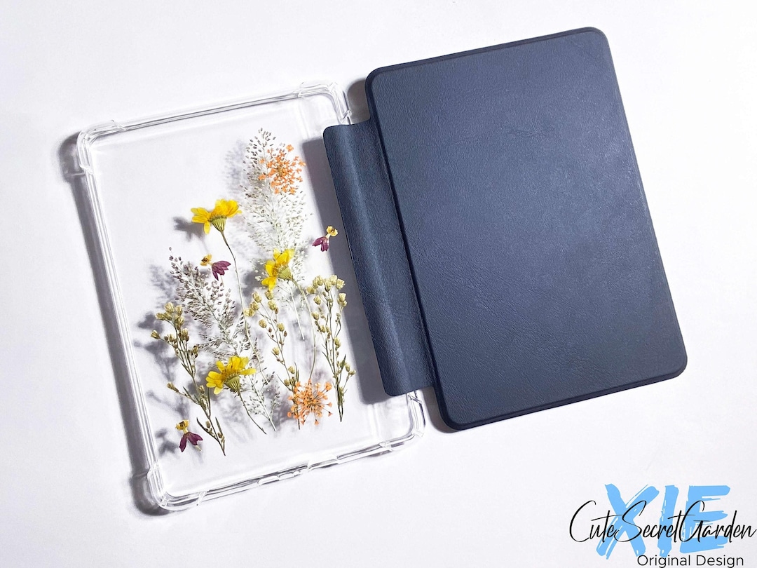 Real Pressed Yellow Flower Kindle Case for Kindle Colorsoft,paperwhite ...
