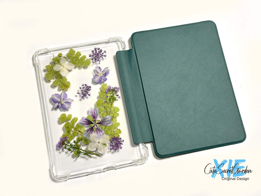 Purple Cosmos Deied Flower Case for Kindle Colorsoft, Paperwhite 12th ...