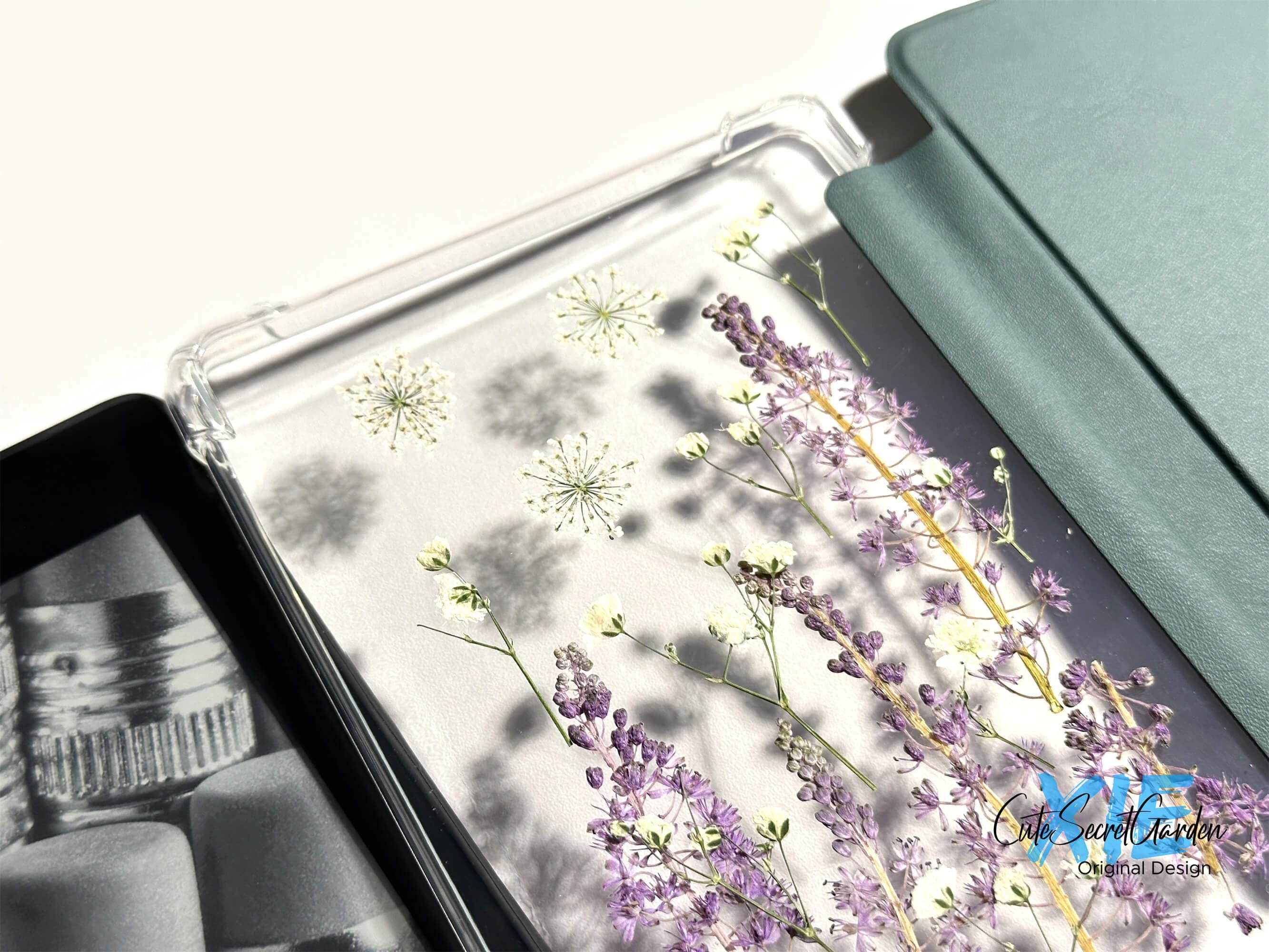 Real Pressed Cotton Jujube Flower Case for Kindle Colorsoft,paperwhite ...