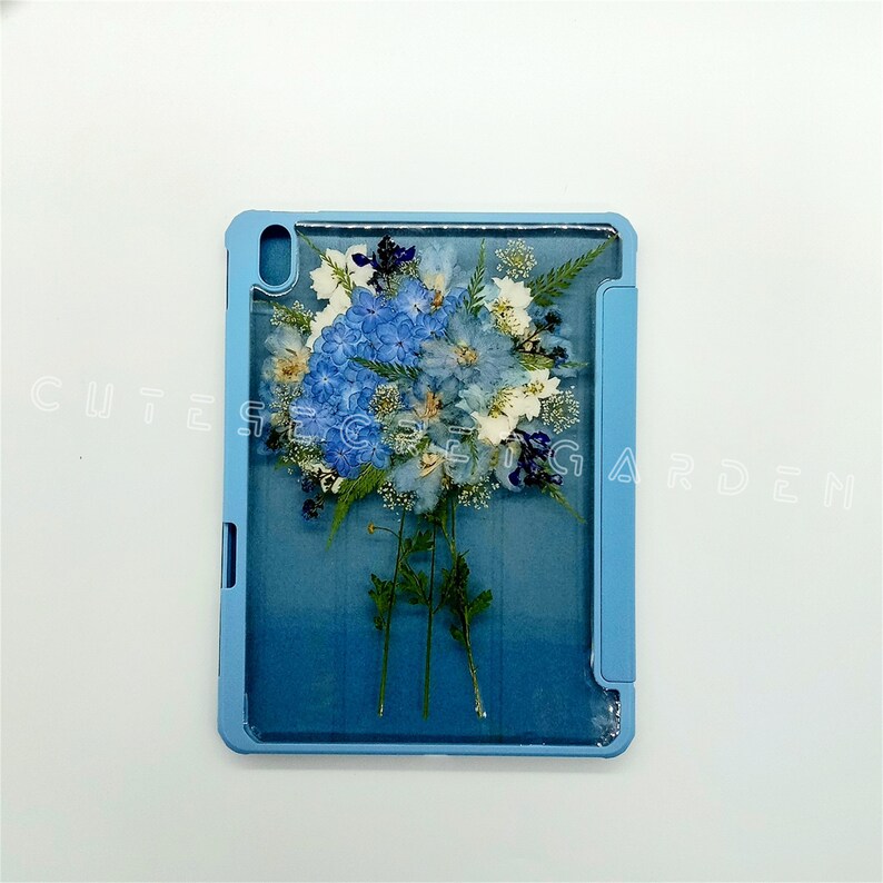 2022 Ipad Case Pro Tablet Case A Bunch of Real Pressed Flowers Etsy