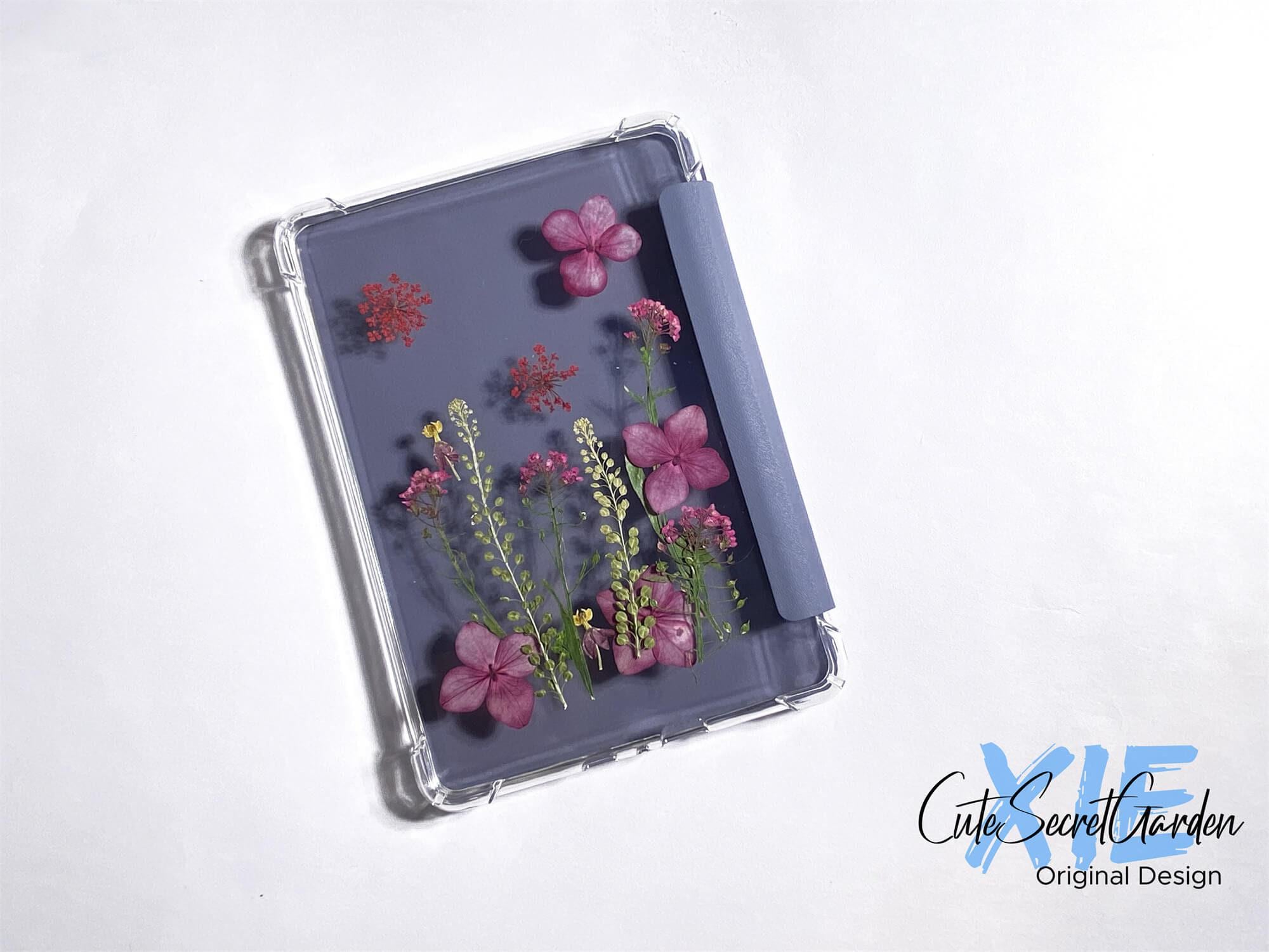 Pressed Pink Hydrangea Flower Case for Kindle Colorsoft, Paperwhite ...