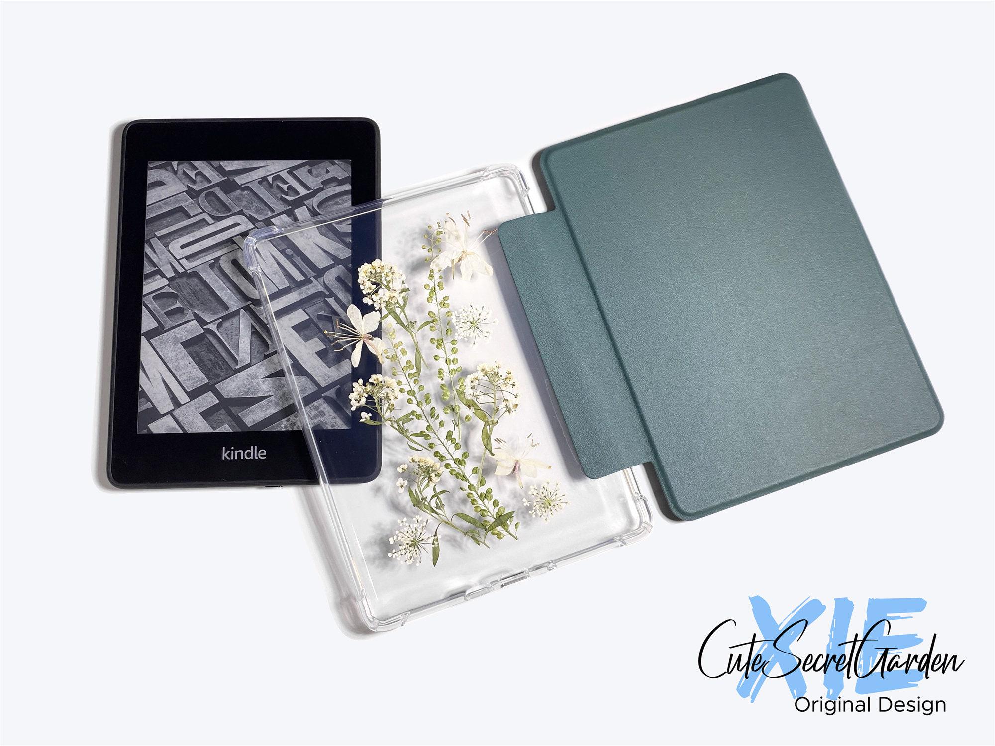Pressed White Alyssum Dry Flower Case for Kindle Colorsoft, Paperwhite ...