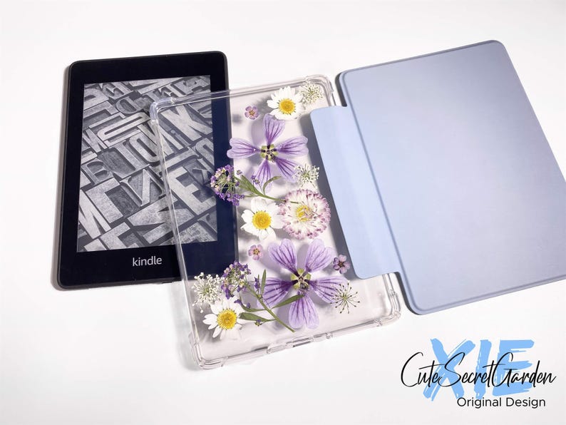 Paris Daisy Purple Flower Case for Kindle Colorsoft, Paperwhite 12th ...