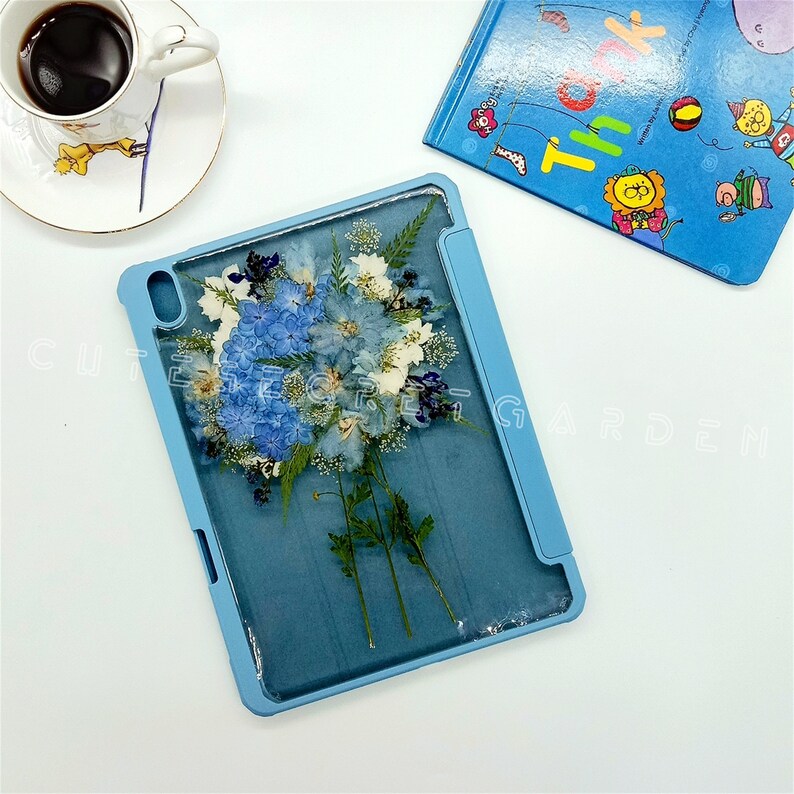 2022 Ipad Case Pro Tablet Case A Bunch of Real Pressed Flowers Etsy