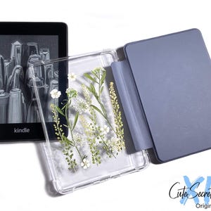 Real Polygonum Grass Flower Case for Kindle Colorsoft, Paperwhite 12th ...