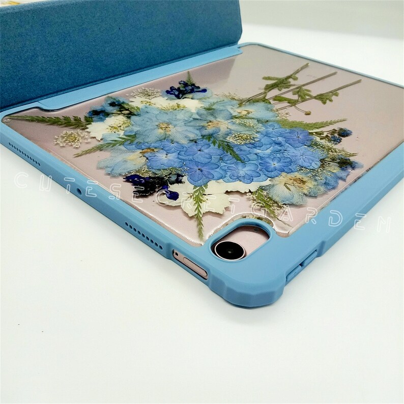 2022 Ipad Case Pro Tablet Case A Bunch of Real Pressed Flowers Etsy