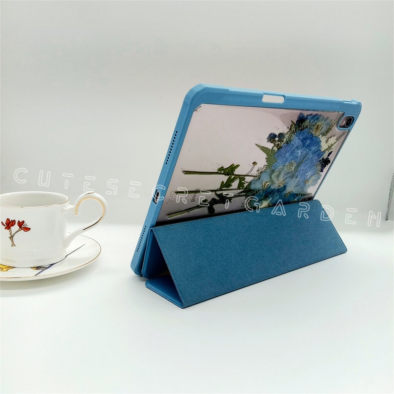 2022 Ipad Case Pro Tablet Case A Bunch of Real Pressed Flowers Etsy