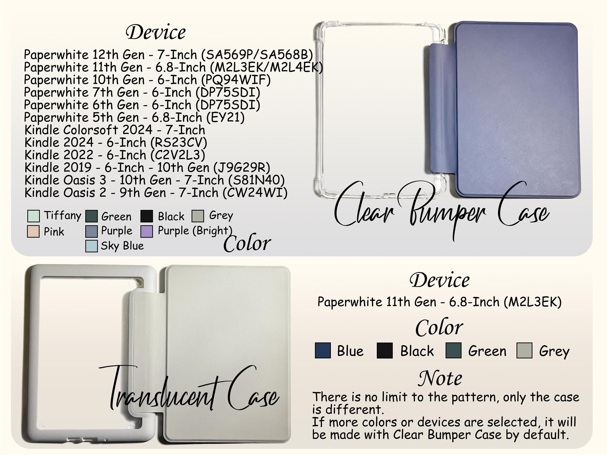 Real Pressed Cotton Jujube Flower Case for Kindle Colorsoft,paperwhite ...