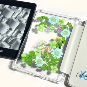 Healthy Green Garden flower case for Kindle Colorsoft, Paperwhite 12th 11th 10th gen, Kindle 2024 2022 6&#39;&#39;,Oasis 10th 9th gen 2017 2019
