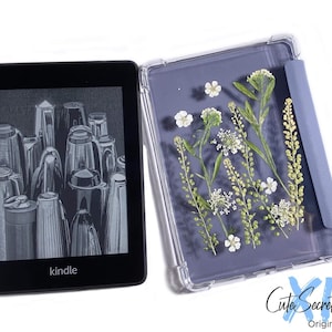 Real Polygonum Grass Flower Case for Kindle Colorsoft, Paperwhite 12th ...