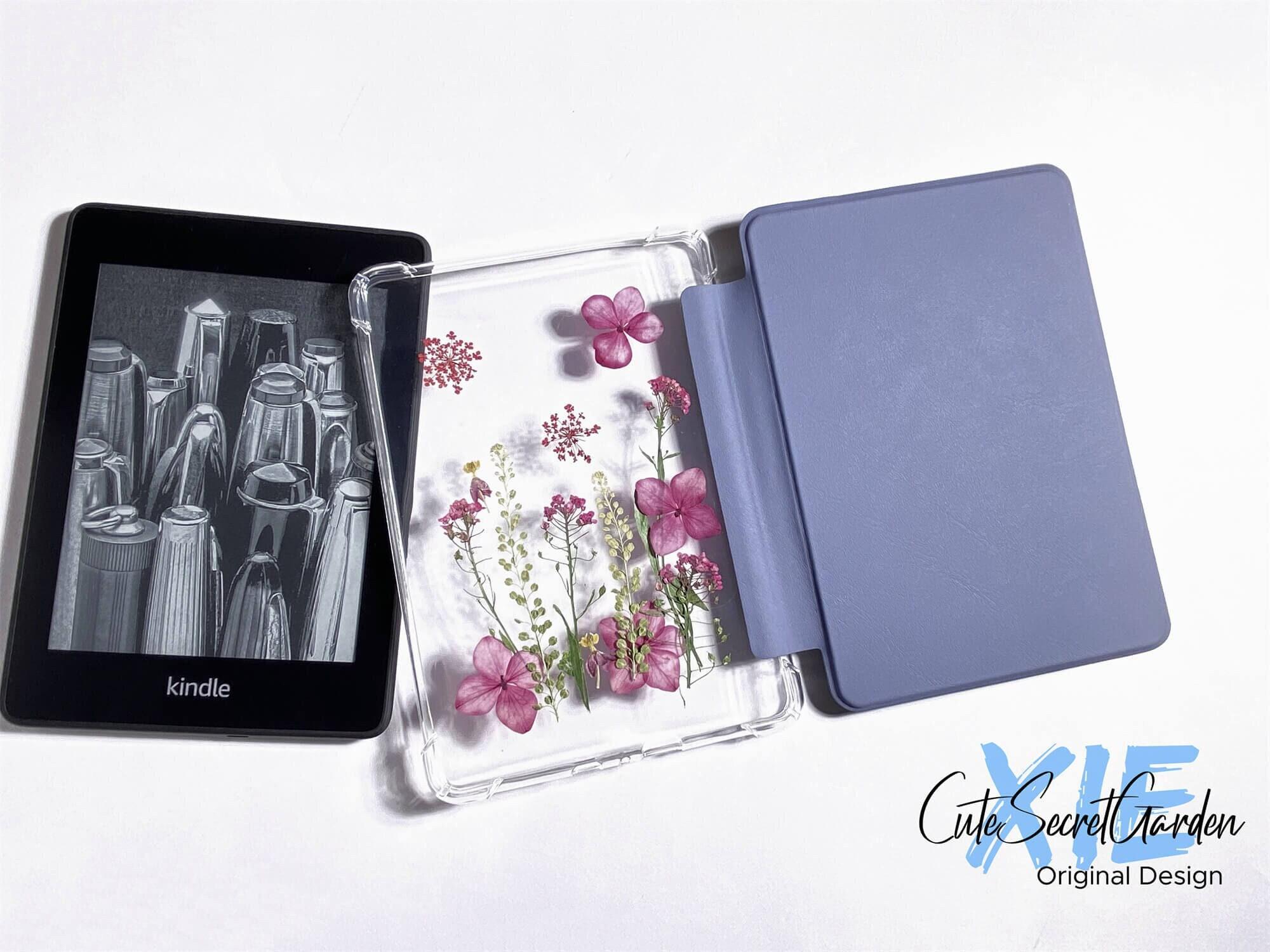 Pressed Pink Hydrangea Flower Case for Kindle Colorsoft, Paperwhite ...