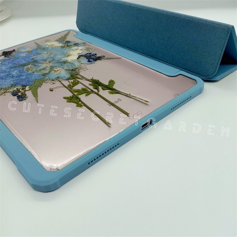 2022 Ipad Case Pro Tablet Case A Bunch of Real Pressed Flowers Etsy