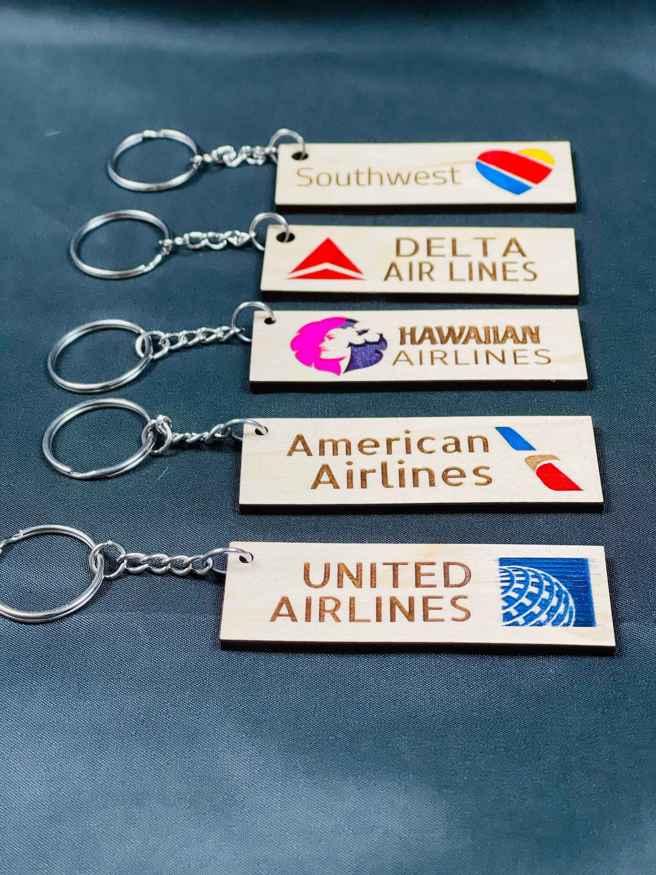 Airlines Keychain Etsy